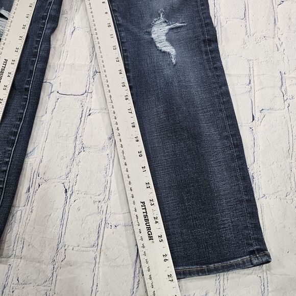 American Eagle MENS SIZE 26X28 Extreme Flex 4 Slim Fit Jeans Distressed - Picture 4 of 14